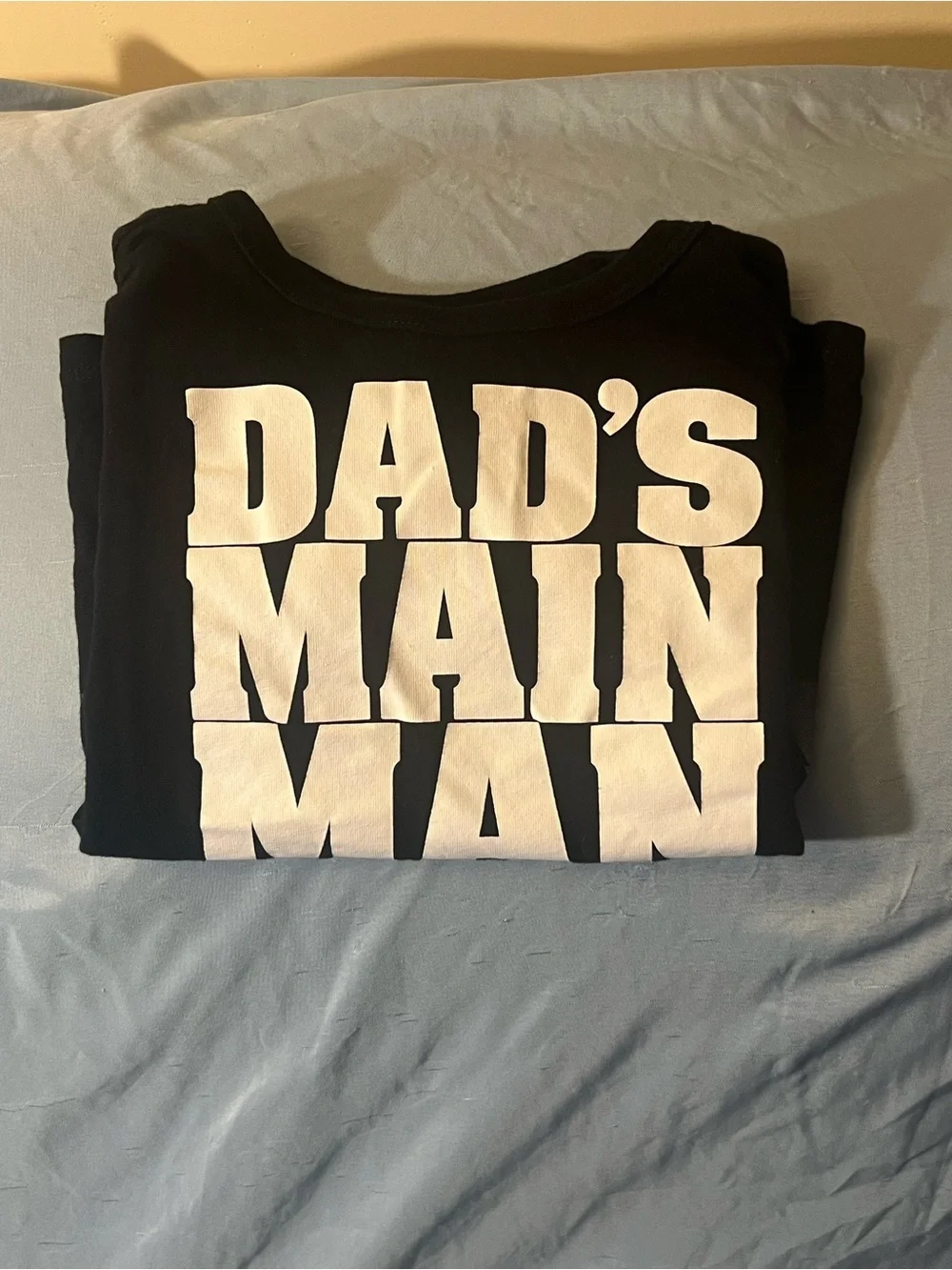 The Children's Place Black 'Dad's Main Man' Graphic Short Sleeve Tee